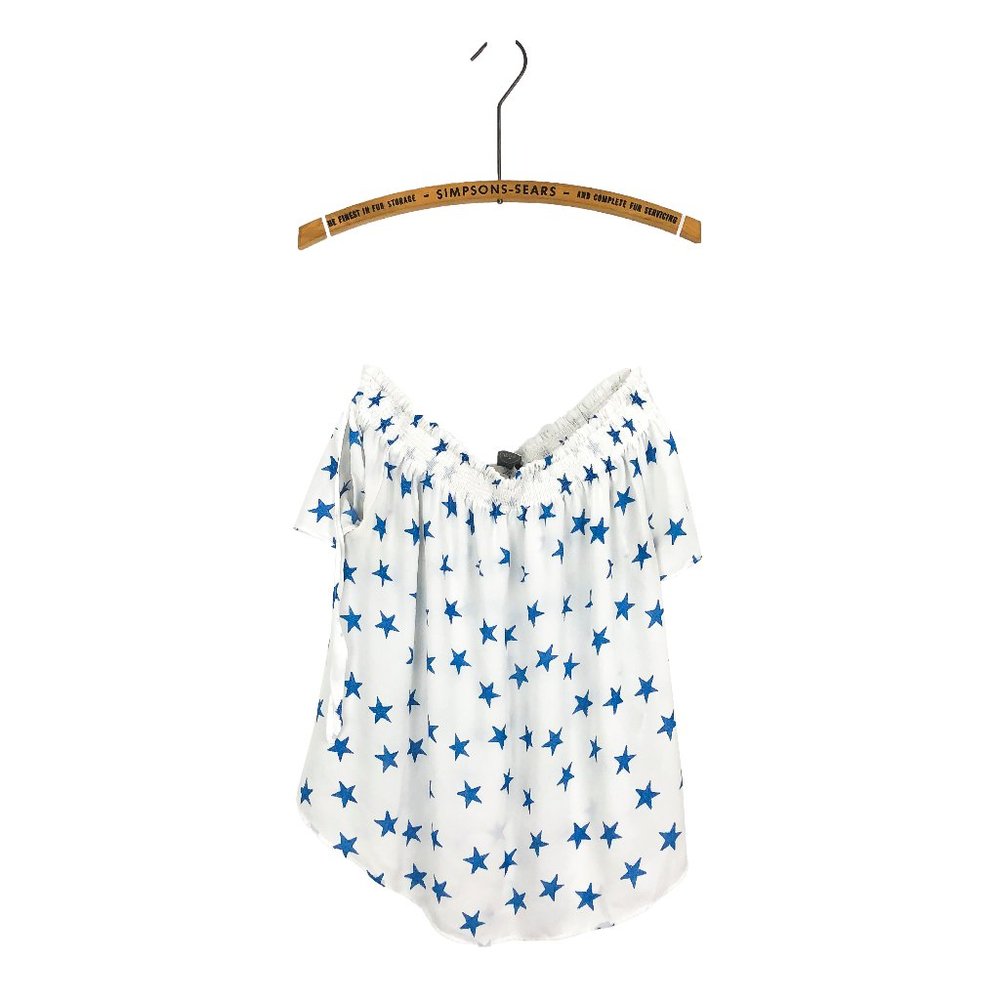 Paper Crane Cold Shoulder Star Top
